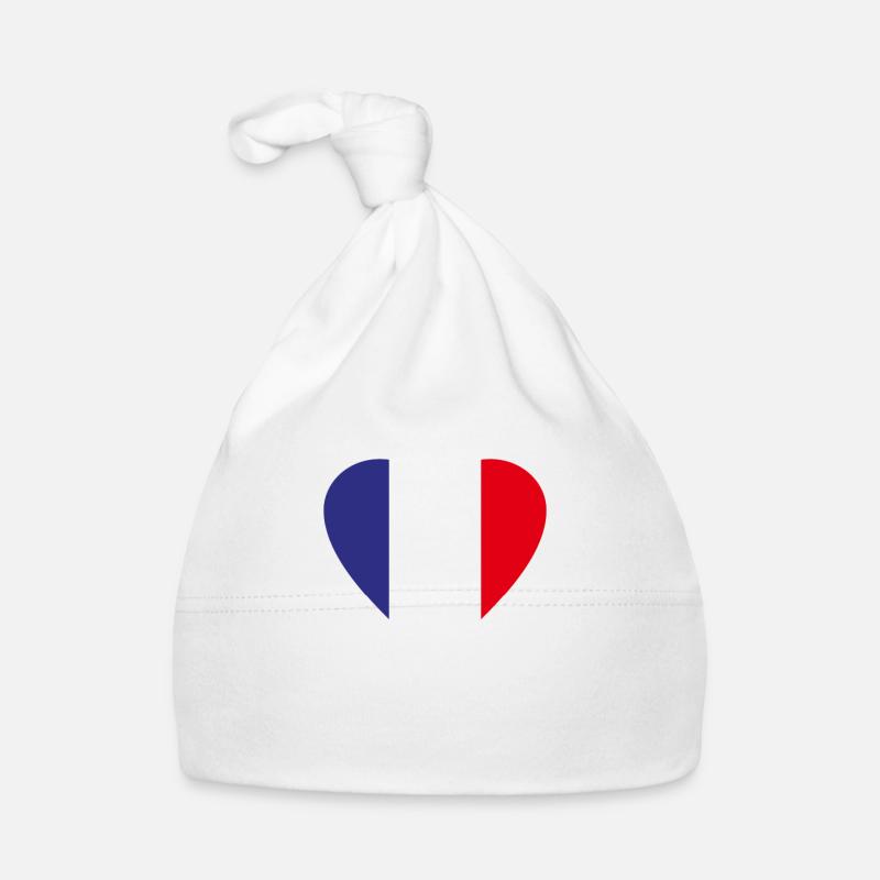 France - Bonnet bio Bébé - blanc