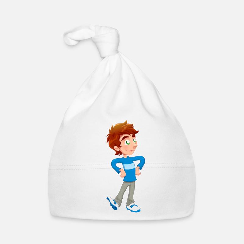 Boy Soccer Player Baby Bio-Mütze