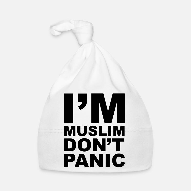 I'm Muslim Do not Panic Organic Baby Cap
