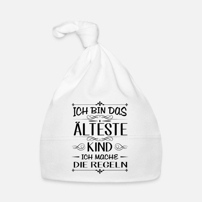Ich bin das älteste Kind ich mache die Regeln Baby Bio-Mütze