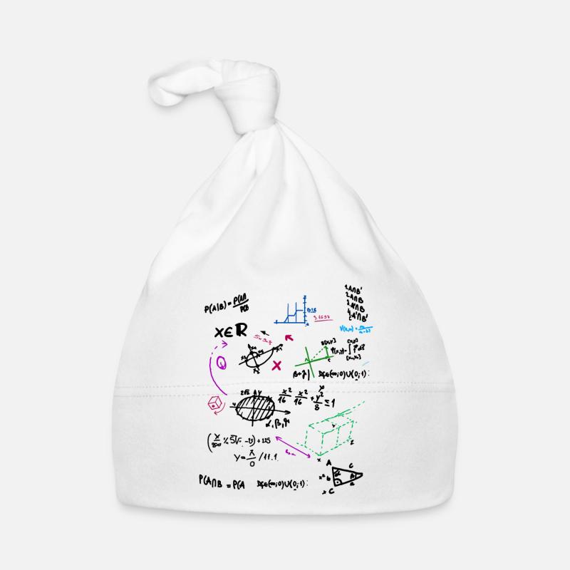 Math complexe tableau mathématique avec des formules Bonnet bio Bébé