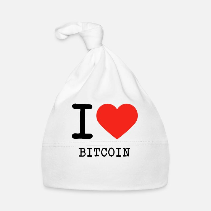 J'adore Bitcoin Bonnet bio Bébé