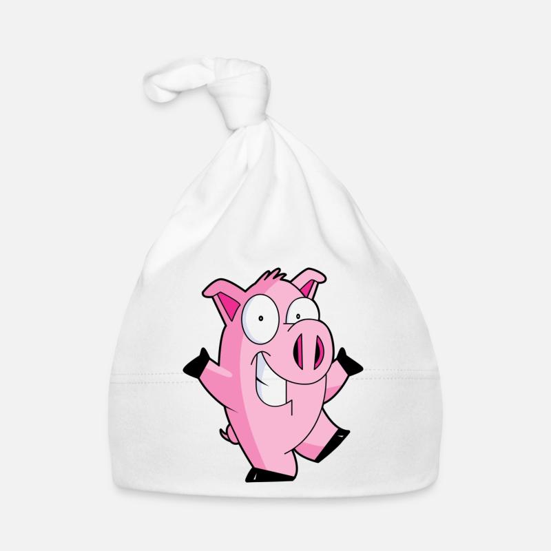 Schwein Baby Bio-Mütze