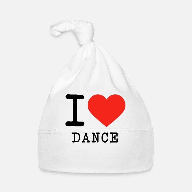 J'aime la danse - Bonnet bio Bébé - blanc