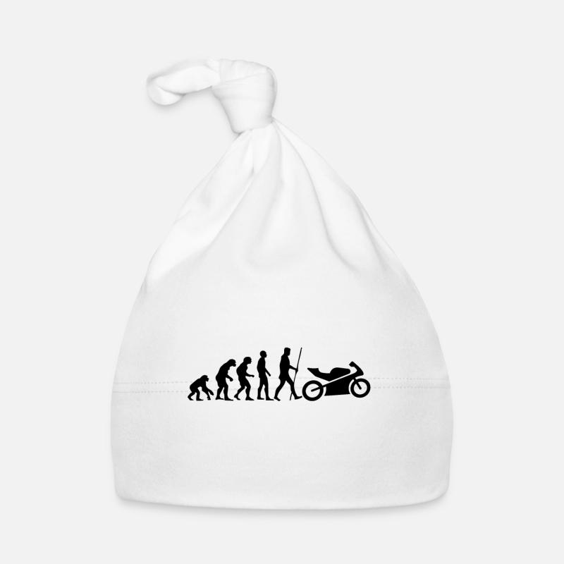 L'évolution de l'humanité est la moto Bonnet bio Bébé