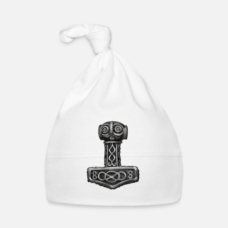 Thor Hammer Mjolnir Mjolnir Organic Baby Cap