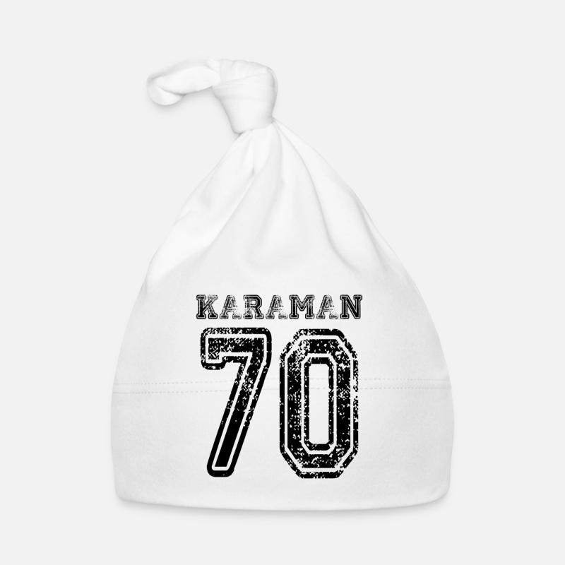70 Karaman plaque d'immatriculation turque comme un cadeau Bonnet bio Bébé