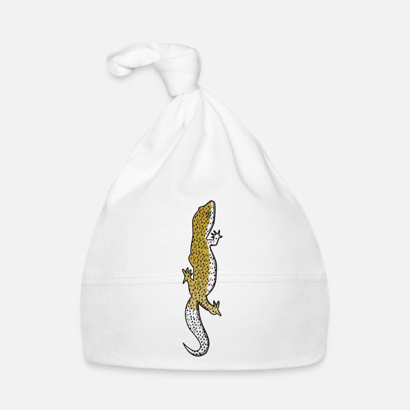 Lizard - Gecko - Reptile - Gift - Lizard Organic Baby Cap