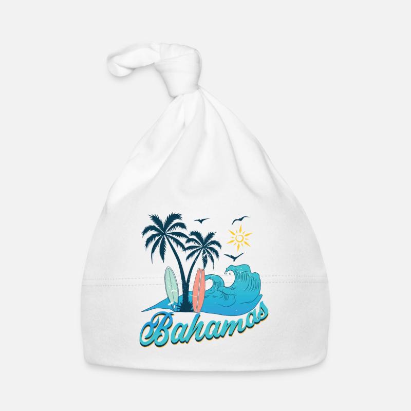 Bahamas vacances plage soleil Bonnet bio Bébé
