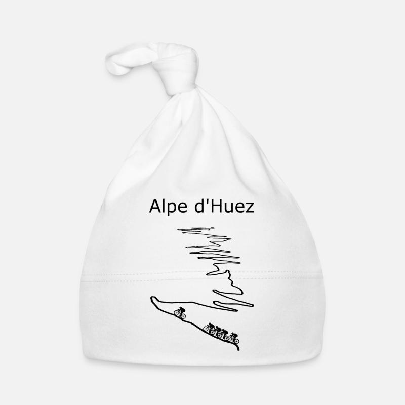 Oeil du Monte Huez avec panache de neige Bonnet bio Bébé