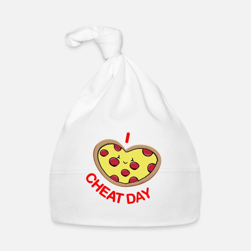 Cheat day pizza Organic Baby Cap
