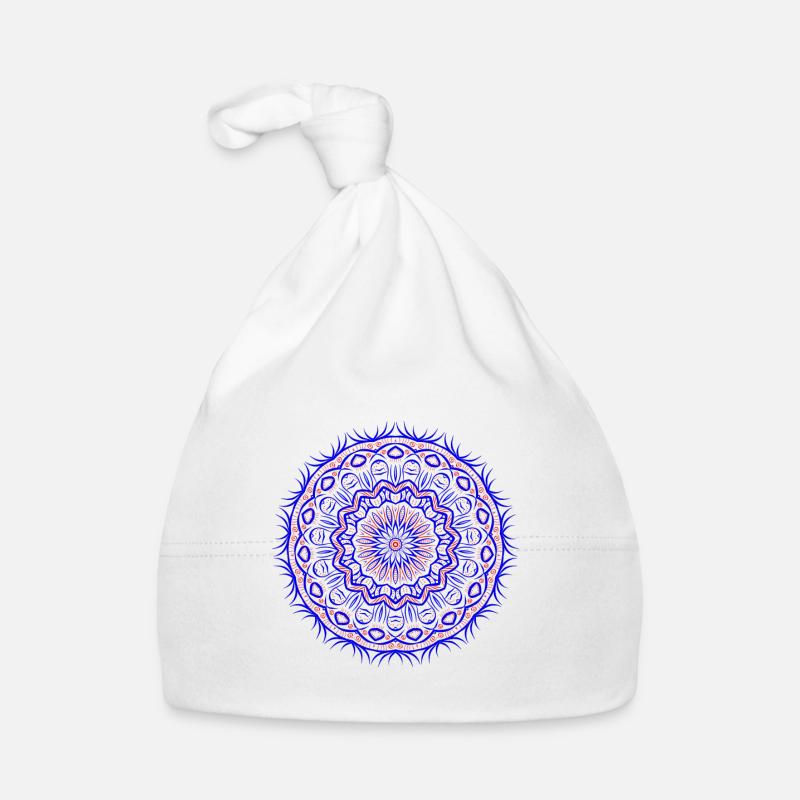 Mandala Baby Bio-Mütze