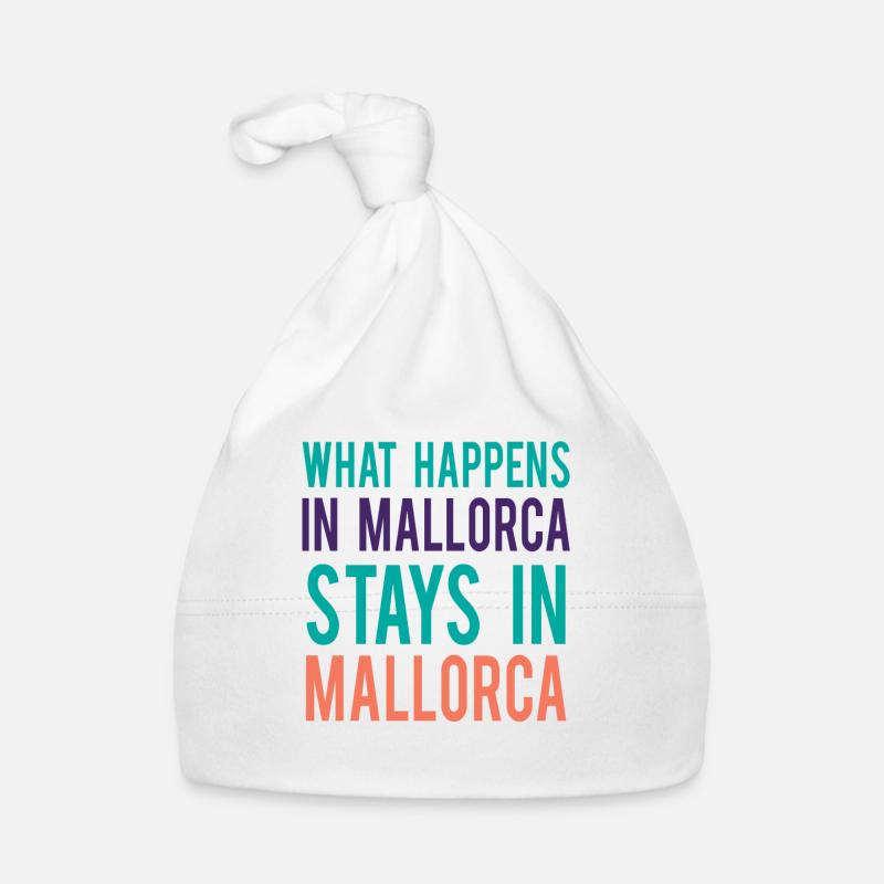 What happens in Mallorca stays in Mallorca Organic Baby Cap