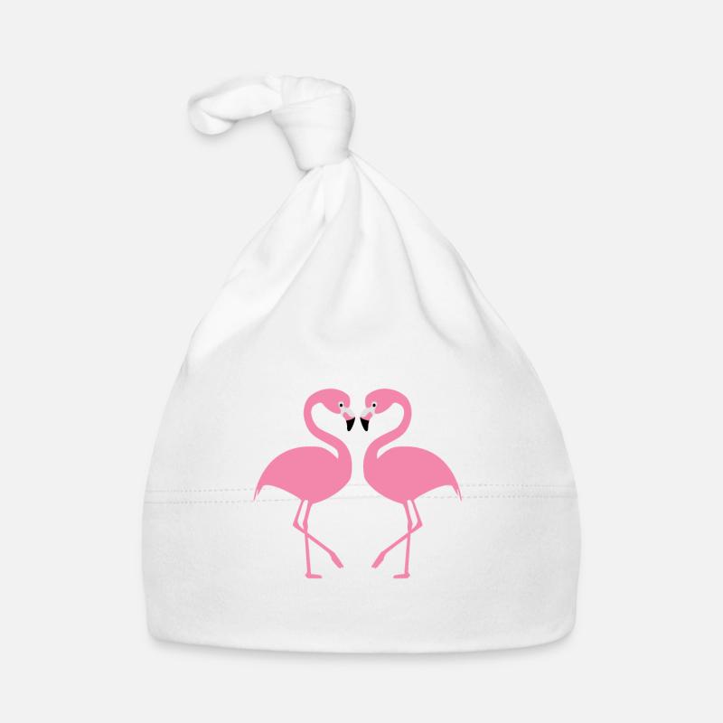 Flamingos Baby Bio-Mütze