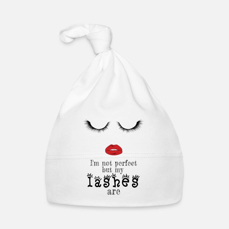 Cils parfaits - Bonnet bio Bébé - blanc