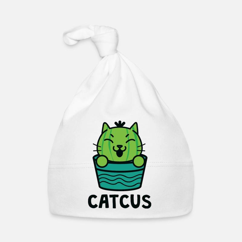 Awesome Catcus Tshirt Organic Baby Cap