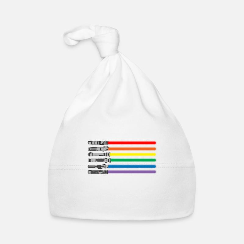 Laser sword LGBT PRIDE banner gift Organic Baby Cap
