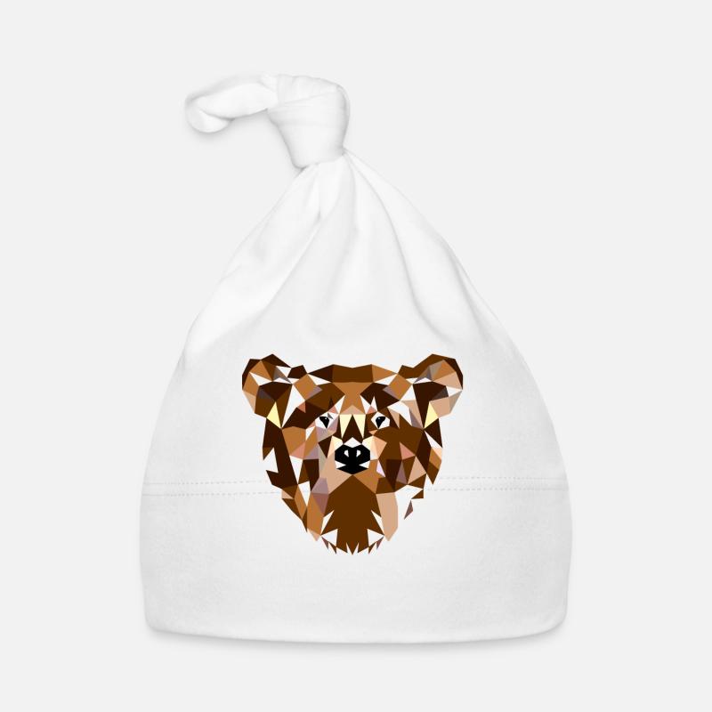 Bärchen Grizzlybär Geschenkidee Baby Bio-Mütze