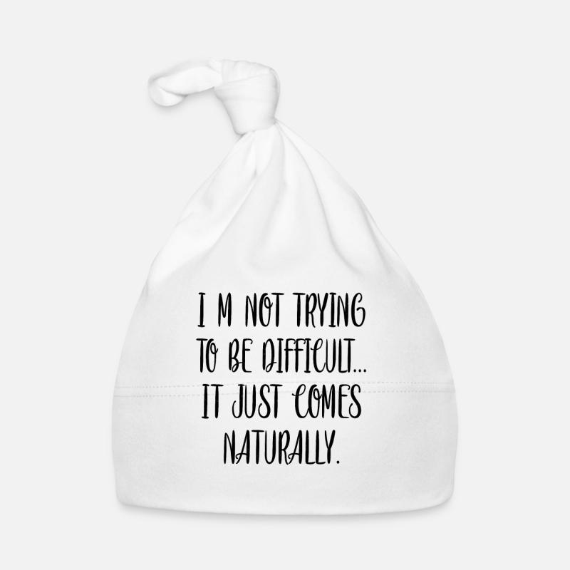 Say sarcasm Organic Baby Cap