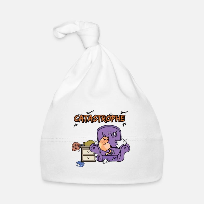 Katze Katastrophe Baby Bio-Mütze