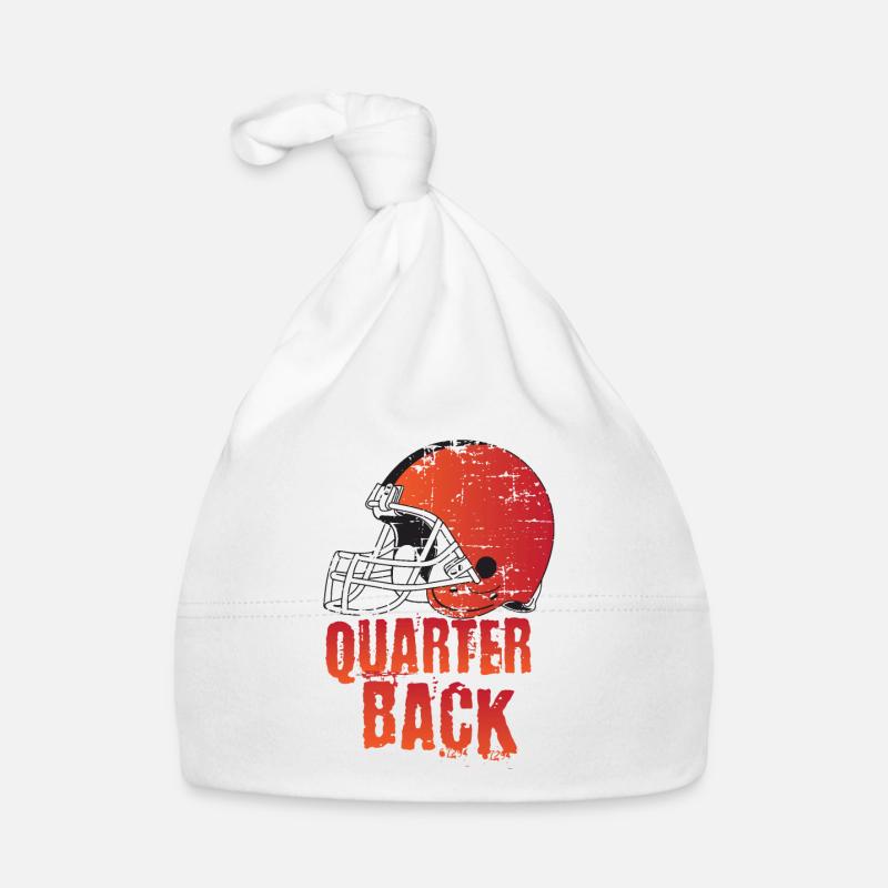 Quarterback American Football Gift Touchdown Organic Baby Cap