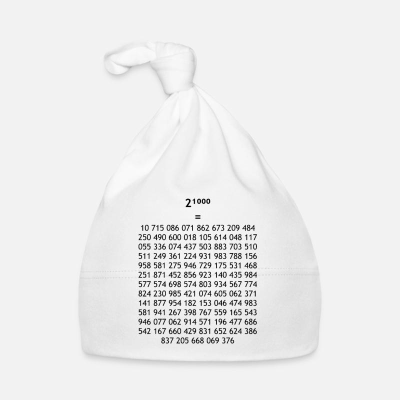 Maths Bonnet bio Bébé