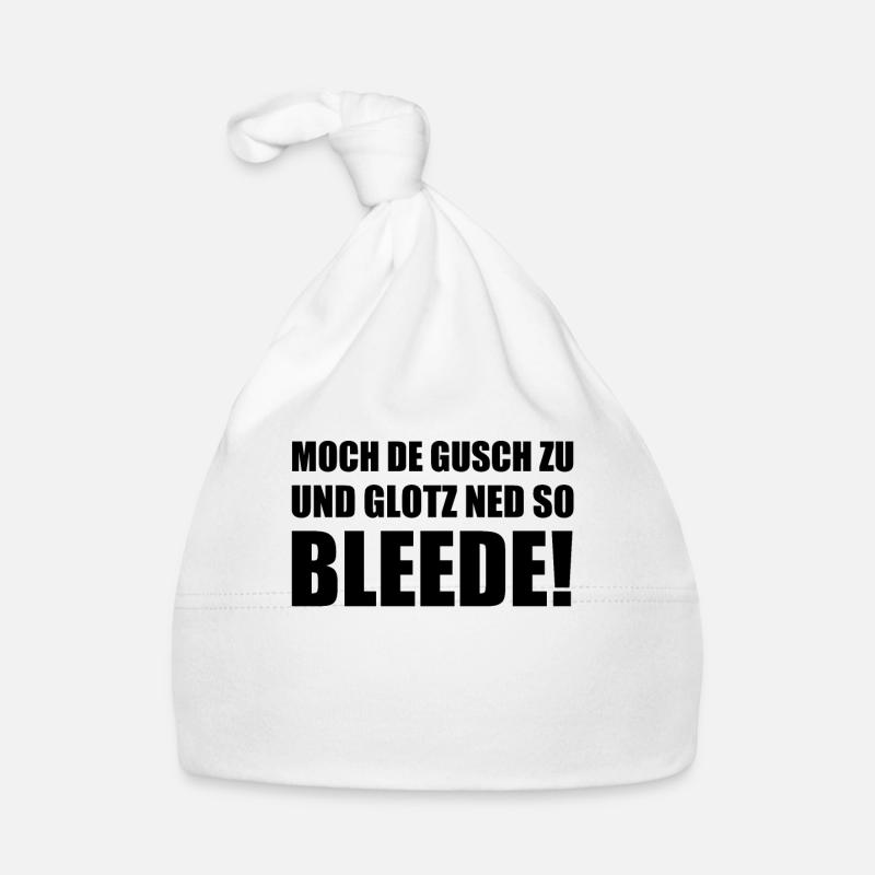 Phrase amusante Ossi saxon dialecte Saxe Bonnet bio Bébé