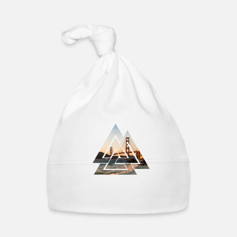 Golden gate bridge Organic Baby Cap