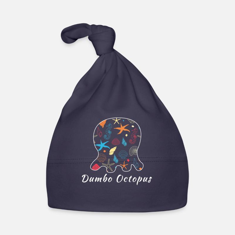 The Small But Adorable Dumbo Octopus Tshirt Organic Baby Cap