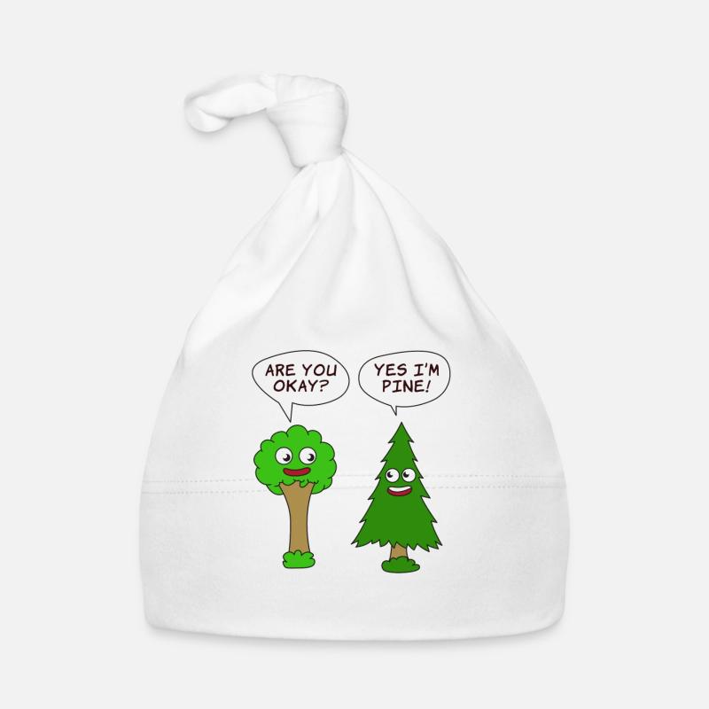 Belle conception de T-shirt d'arbre de nature êtes-vous d'accord? Bonnet bio Bébé