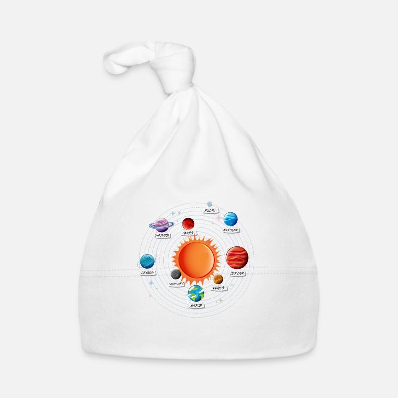 Cadeau d’astronomie des planètes du système solaire Bonnet bio Bébé