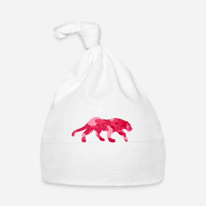 Cadeau de panthère Jaguar de panthère noire Bonnet bio Bébé