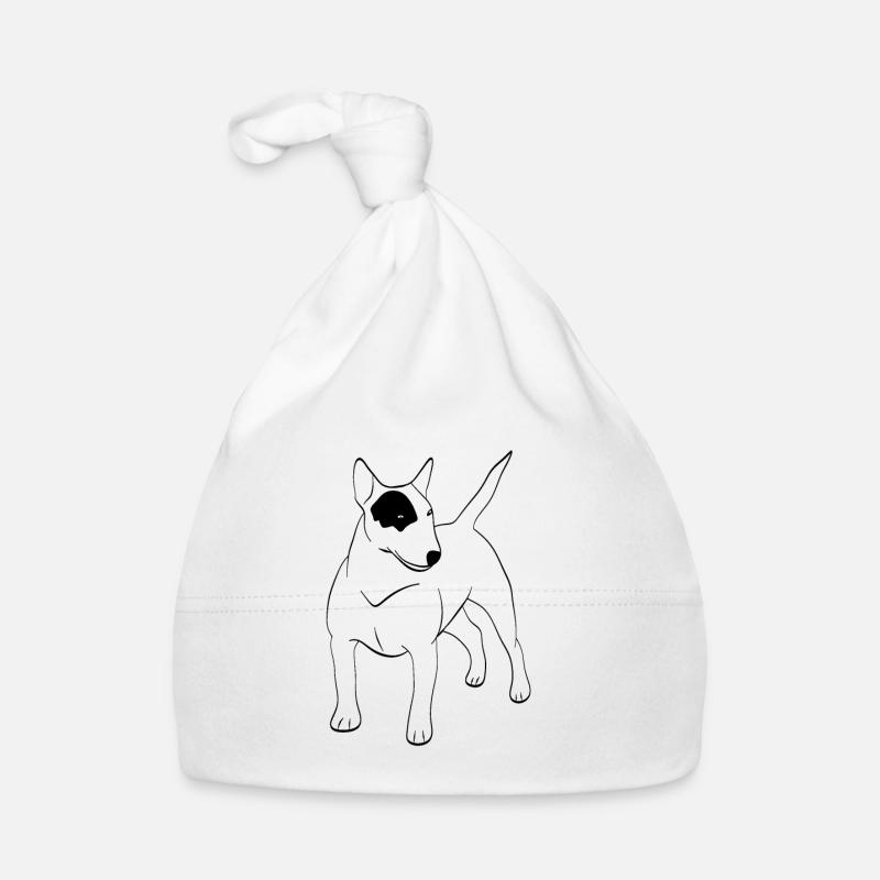 Bullterrier Baby Bio-Mütze
