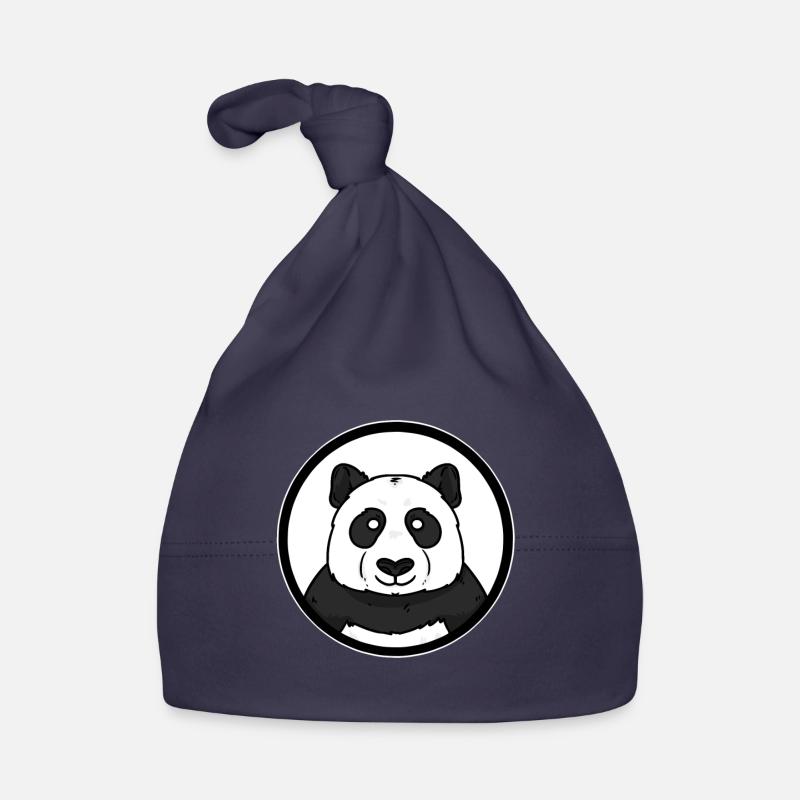 Panda panda bear teddy bear gift Organic Baby Cap