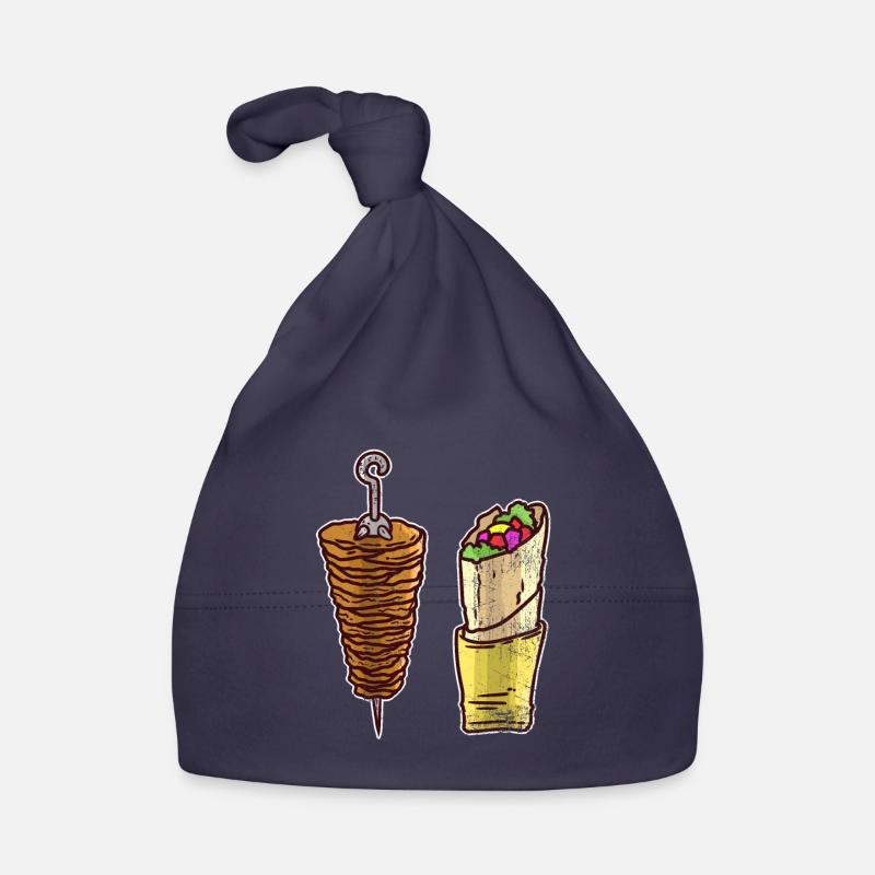 Döner Kebab Restaurant Lebensmittel Geschenk Baby Bio-Mütze