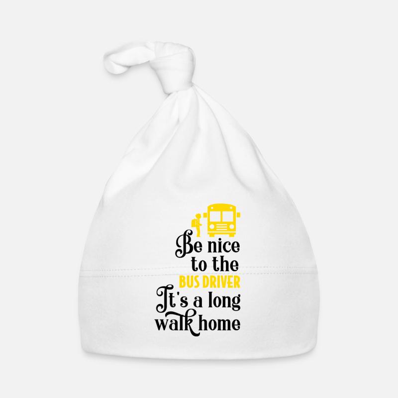 Cadeau de chauffeur de bus Bonnet bio Bébé