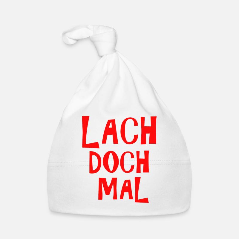 Lach doch mal - lachen Baby Bio-Mütze