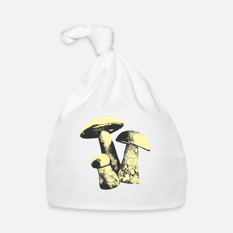 Champignon Vintage Bonnet bio Bébé