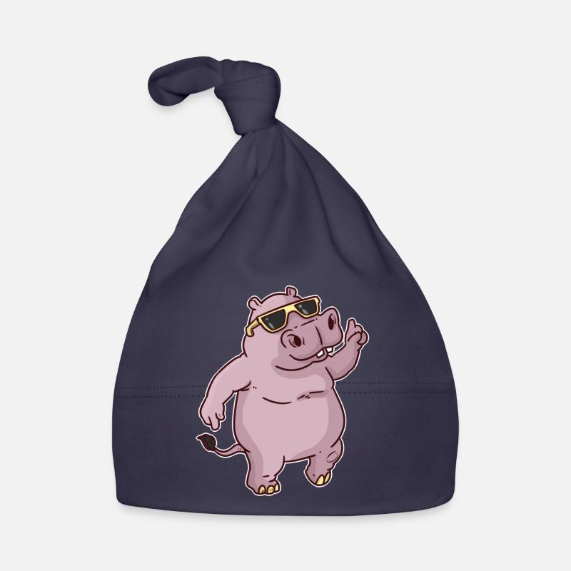hippopotame Bonnet bio Bébé