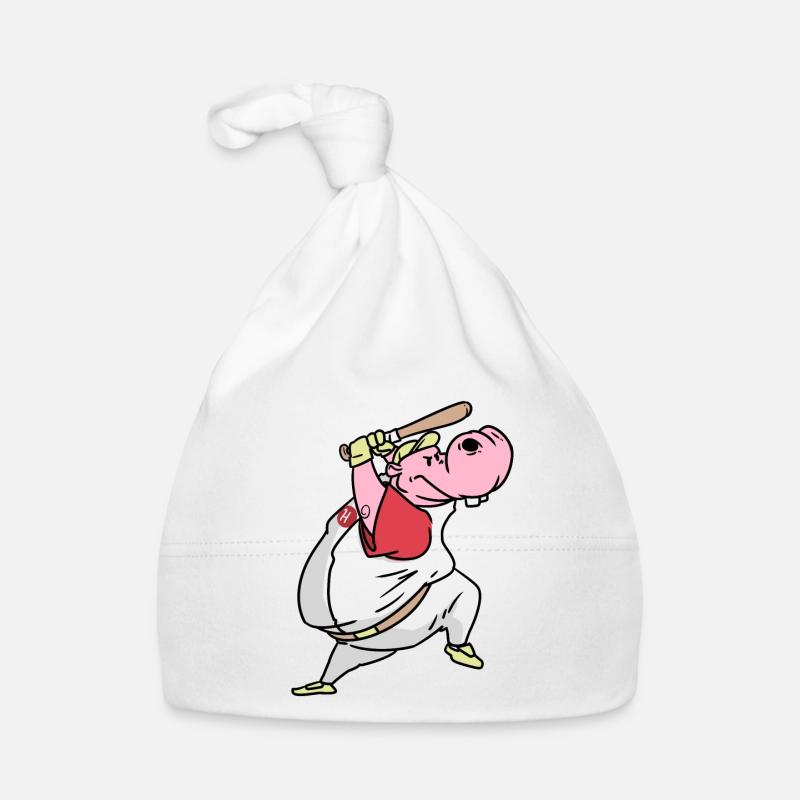 Nilpferd Baseball Baby Bio-Mütze