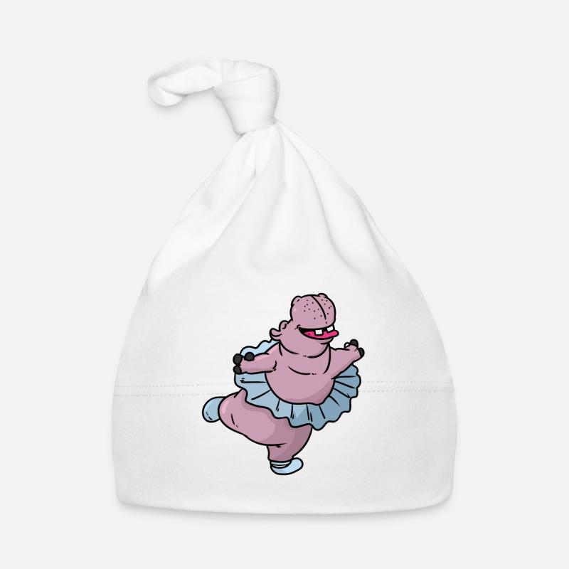 Ballet d'hippopotame Bonnet bio Bébé