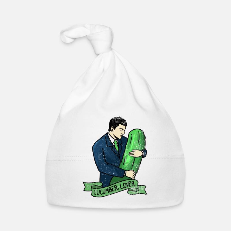 Concombre végétal nourriture végétale cadeau végétalien Bonnet bio Bébé