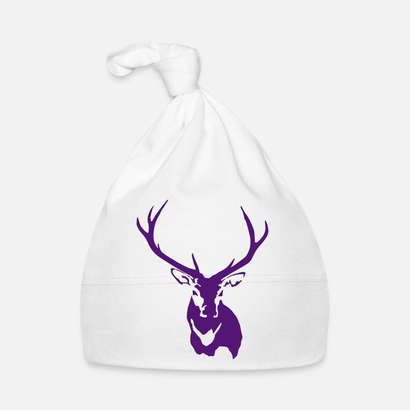 Red Stag Rentier mit Geweih Baby Bio-Mütze