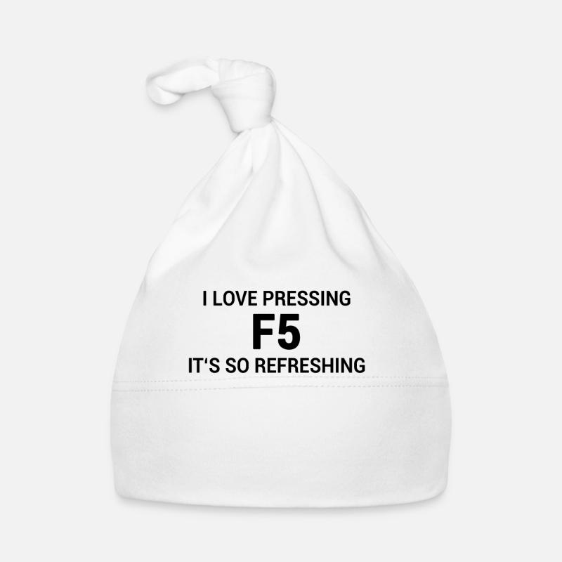 Nerd Witz Webbrowser F5 Refresh Baby Bio-Mütze