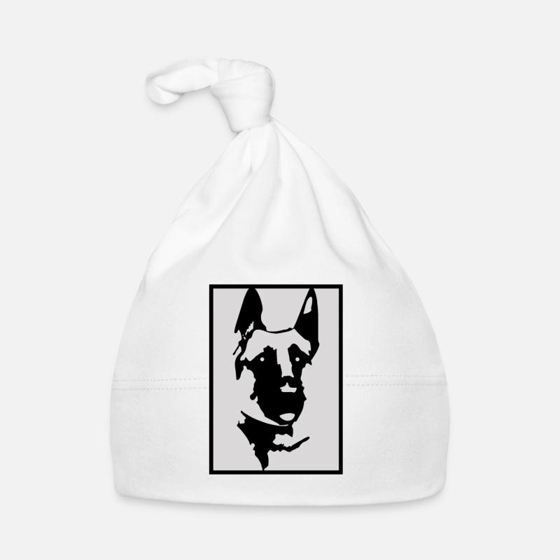(Pastore tedesco) Cappellino ecologico per neonato