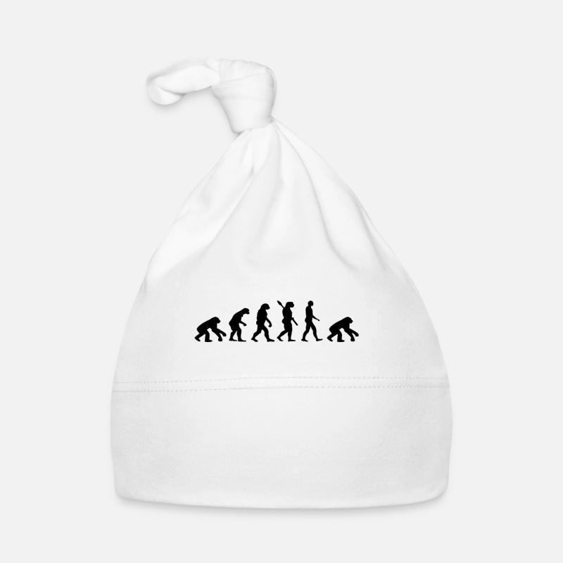 Singe de l'évolution humain drôle monstre de Neandertal Bonnet bio Bébé