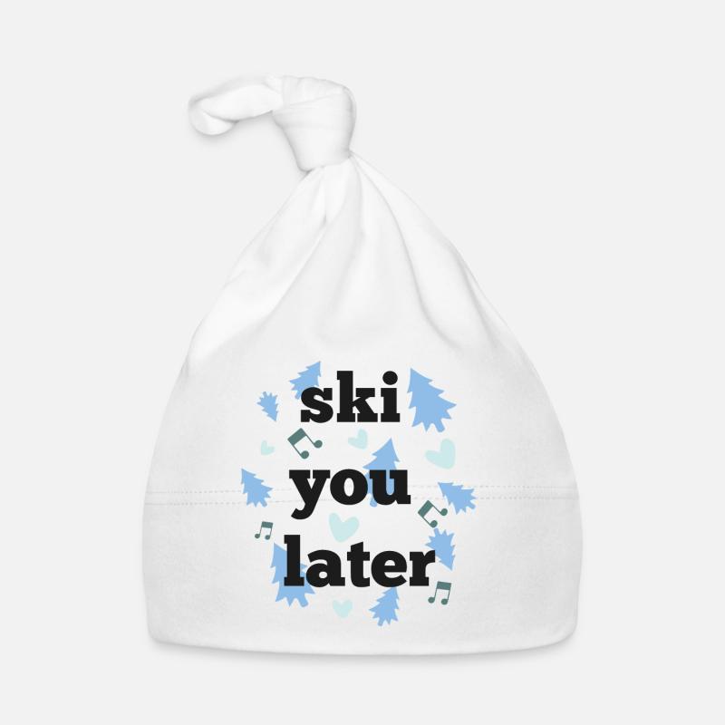Ski plus tard Bonnet bio Bébé