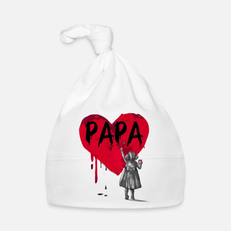 Far - Datter Babyhue af økologisk bomuld