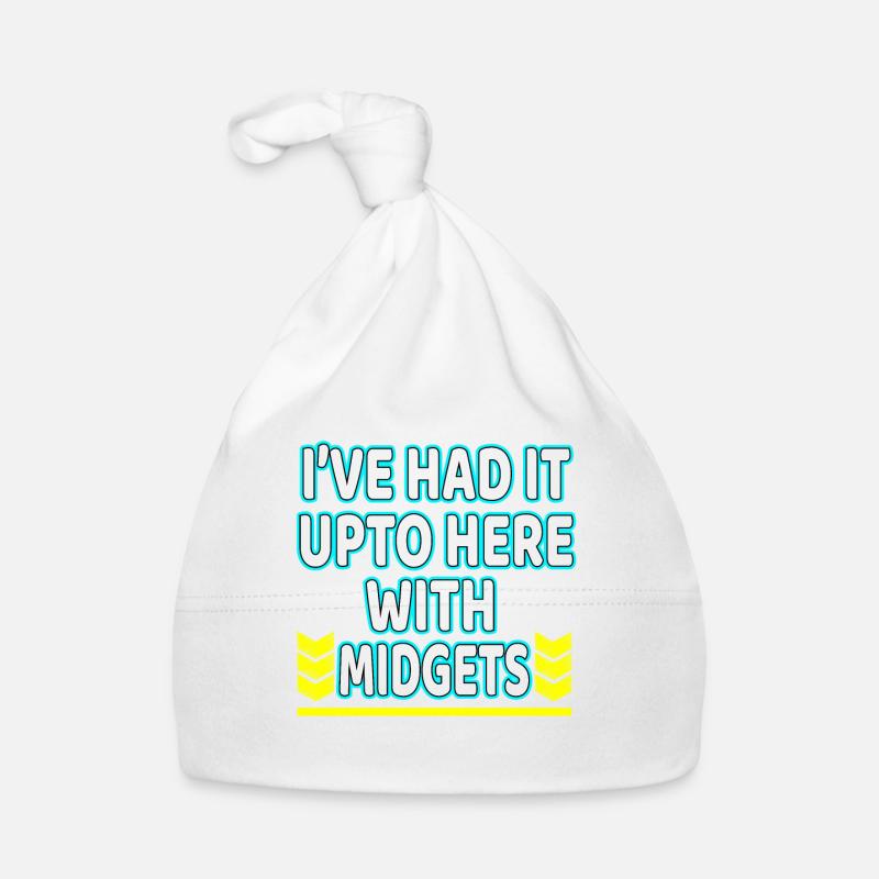 Je l'ai eu jusqu'à présent avec la conception de tee-shirt "Midgets" Bonnet bio Bébé