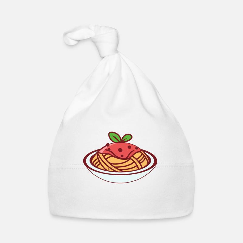 Spaghetti Nudeln Baby Bio-Mütze